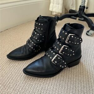Steven Women's Hazan Studded Booties - size 6